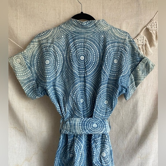 Cleobella Tominga Indigo Blue Jumpsuit Size Small - Picture 14 of 15